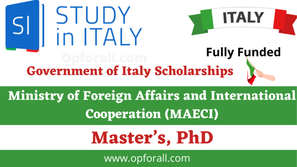 Government of Italy Scholarships 2024-Study in Italy |Fully Funded