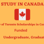 University of Toronto Scholarships in Canada-2024