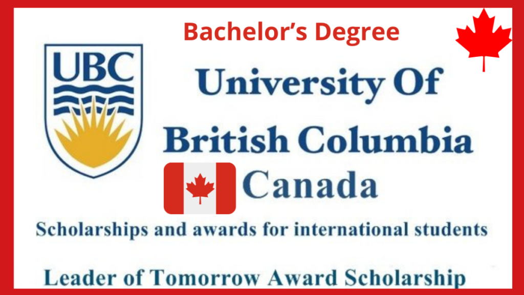 Karen McKellin International Leader of Tomorrow Award at University of British Columbia