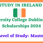 University College Dublin MBA Scholarships 2024 For International Student