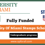 University Of Miami Stamps Scholarships In USA | Fully Funded