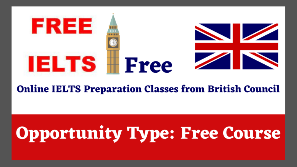 Free Online IELTS Preparation Classes From British Council