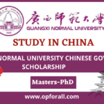 GUANGXI NORMAL UNIVERSITY CHINESE GOVERNMENT SCHOLARSHIP 2024