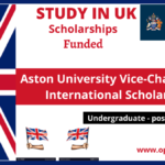 Aston University Vice-Chancellor’s Worldwide Scholarship