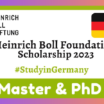 HEINRICH BOLL FOUNDATION SCHOLARSHIPS 2024 IN GERMANY