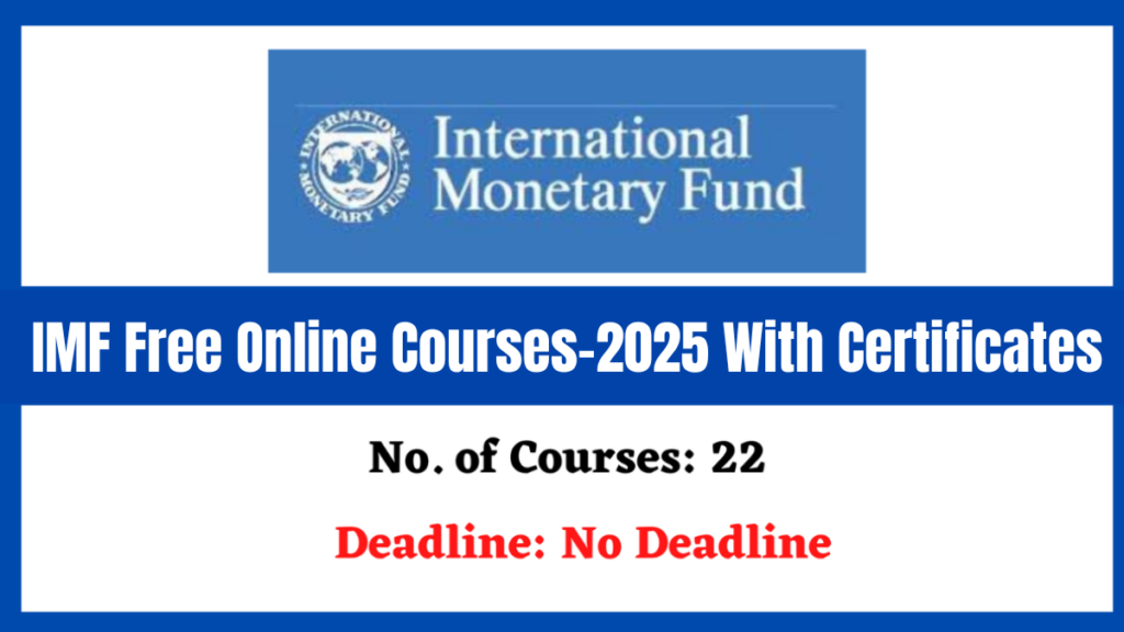 IMF Free Online Courses-2025 With Certificates