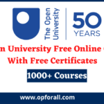 UK Open University Free Online Courses – Free Certificates