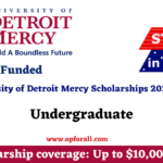 University of Detroit Mercy Scholarships 2024-25 | Funded