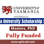 Tasmania University Scholarship 2025 (Fully Funded)