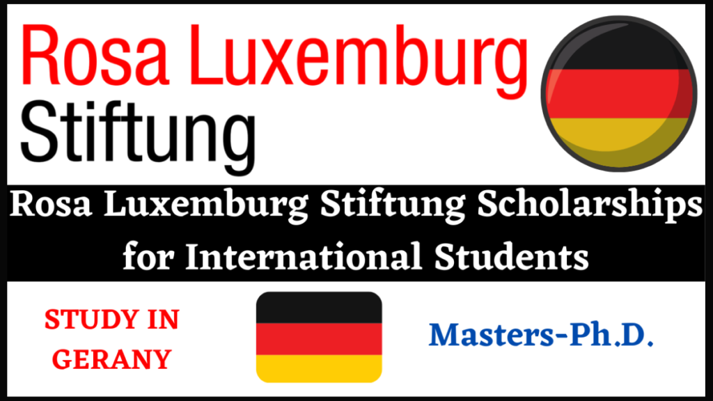 Rosa Luxemburg Stiftung Scholarships For International Students