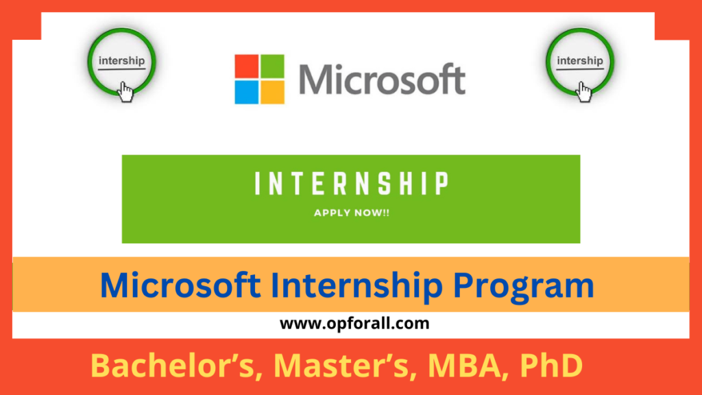 Microsoft Internship Program 2024 | Fully Funded