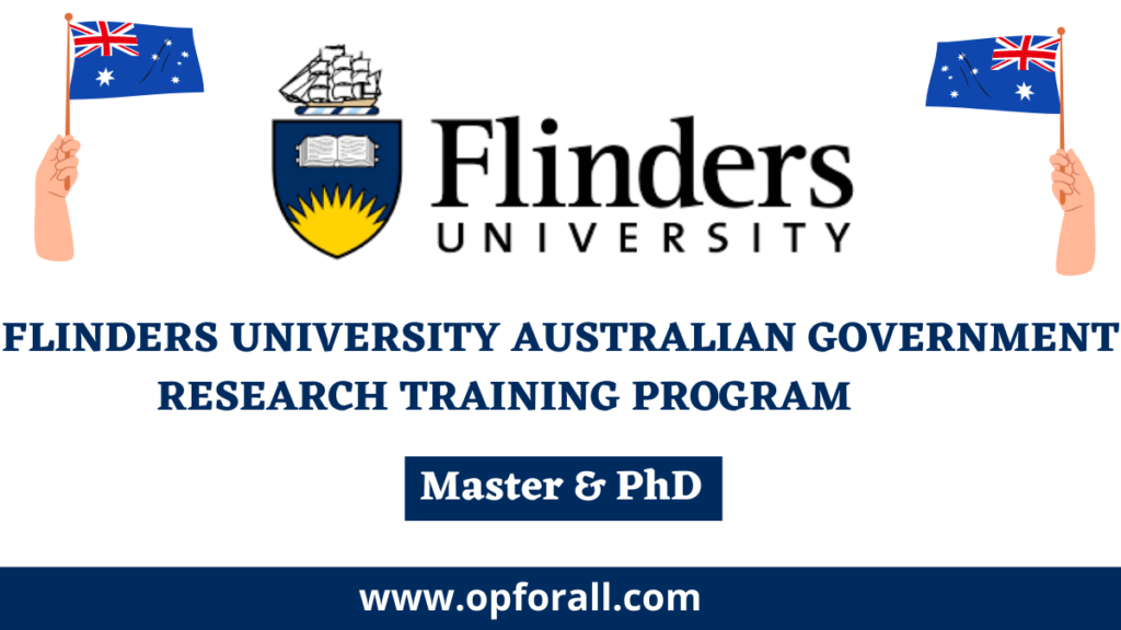 Flinders University Australian Government Research Training Program 2024