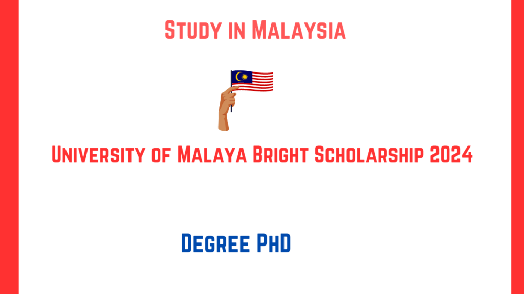 University of Malaya Bright Scholarship 2024