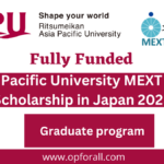 MEXT APU Japan Scholarships 2025 | Fully Funded