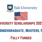 Yale University Scholarships 2025 in USA | Fully Funded