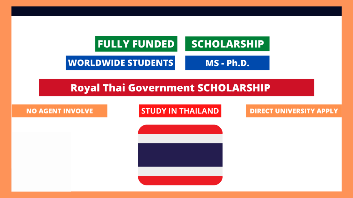 Royal Thai Government Scholarships 2025 | Fully Funded