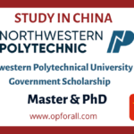 Northwestern Polytechnical University Chinese Government Scholarship 2025