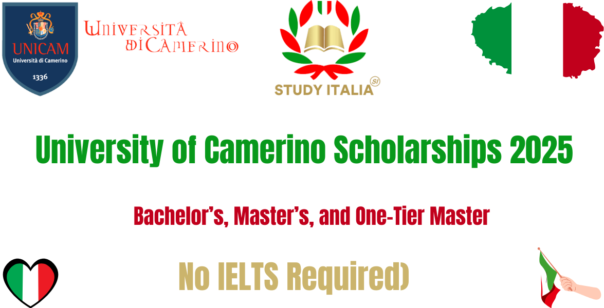 University of Camerino Scholarships 202526 in Italy (No IELTS Required